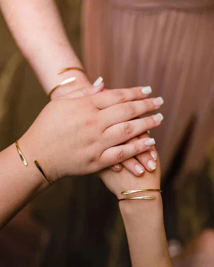 Engraved Adjustable Personalized Bangle